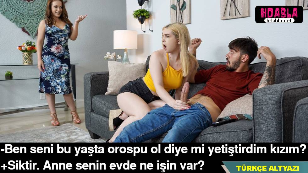 Ablam yatakta bana yaslanıp uyurken, dalgayı kıçına dayadım.
